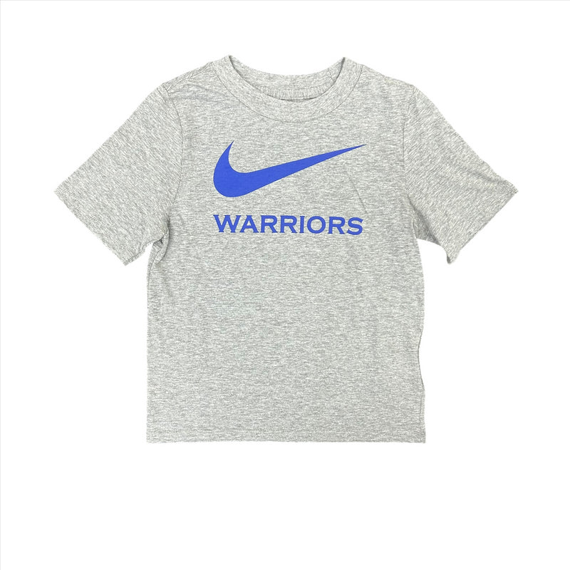 Golden State Warriors T-Shirt Kid's NBA Nike Swoosh Top