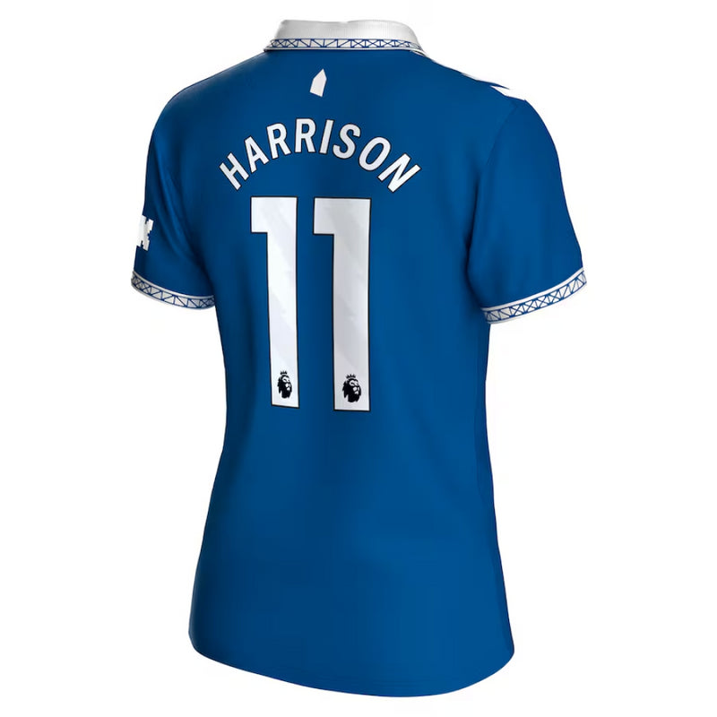 Everton Women's Football Shirt Hummel Home Top - Harrison 11