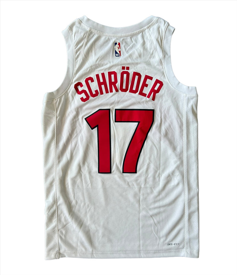 Toronto Raptors NBA Jersey Men's Nike Top - Schroder 17