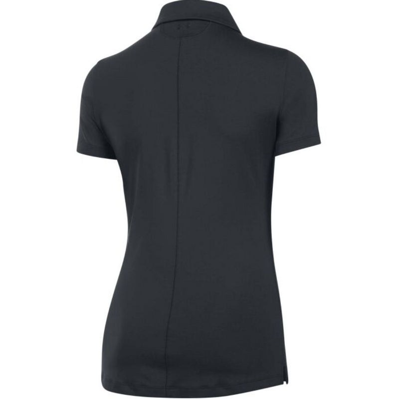 Under Armour Women's Polo Black Stinger Short Sleeve Polo Shirt
