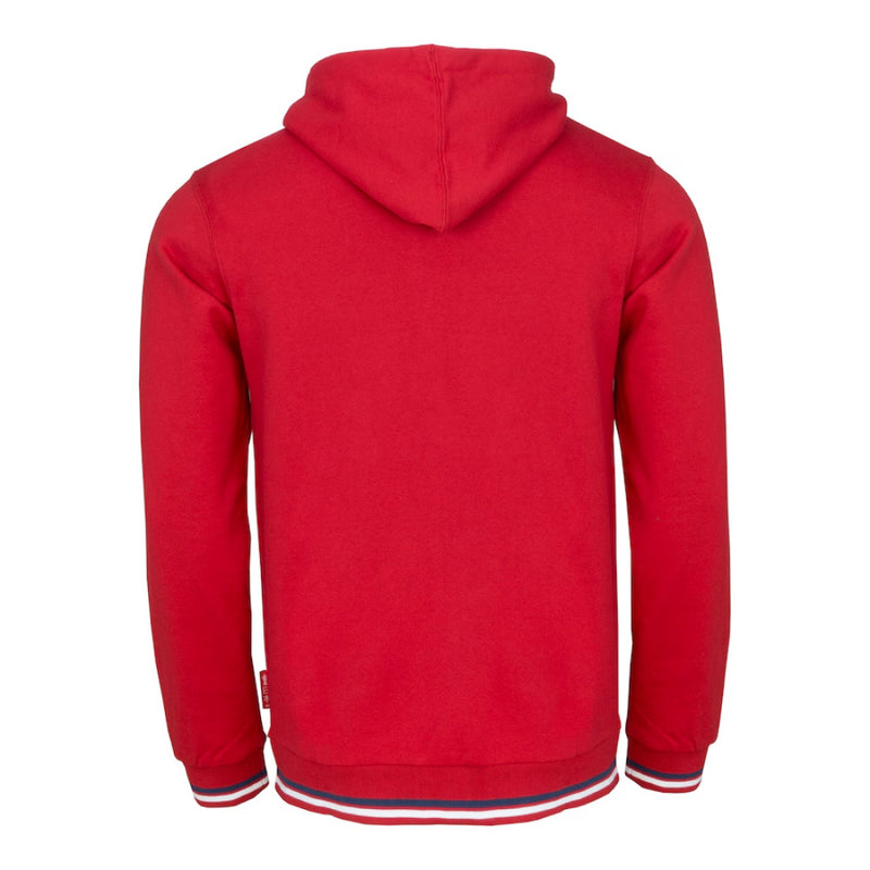 England Rugby Men's Hoodie World Cup Red Zip Through Hoodie