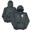 Gloucester Rugby Men's Hoodie Black Oxen Training Hoodie