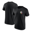 British & Irish Lions T-Shirt Men's Rugby Small Crest Black Top