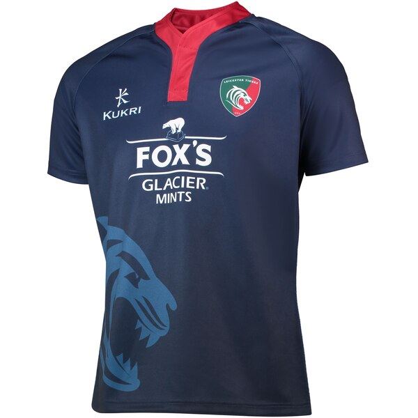 Leicester Tigers Rugby Shirt Men's Kukri 2019-20 Training Player Jersey