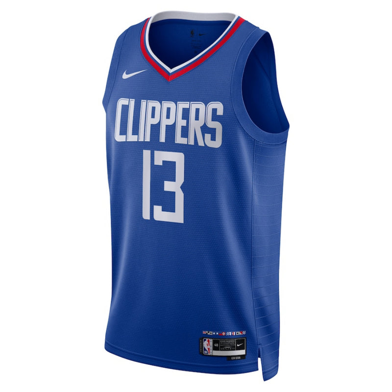 Los Angeles Clippers Jersey Men's NBA Nike Icon Top - George 13