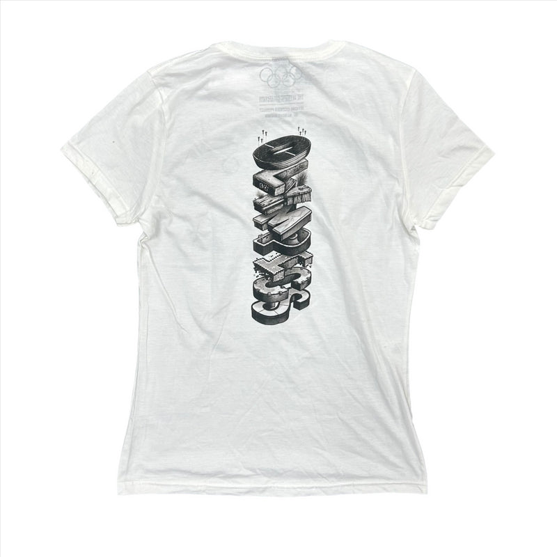 Olympics Collection Women's T-Shirt White Hometown Graphic Top