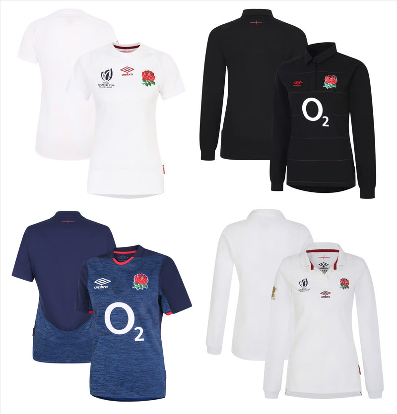 England Rugby Women's Jersey Umbro Shirt Top