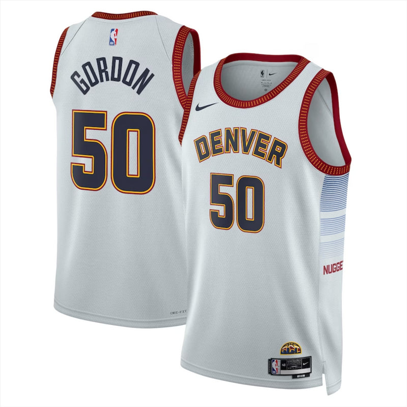 Denver Nuggets NBA Jersey Men's Nike Basketball Shirt Top