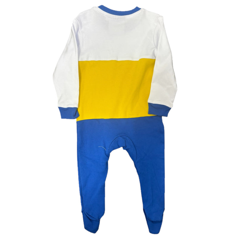 Leeds United Sleepsuit Baby Football LS Romper