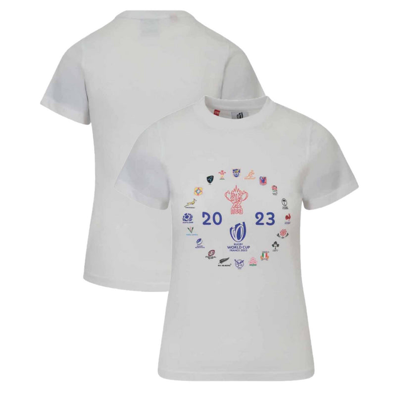 Rugby World Cup 2023 T-Shirt Kid's 20 Unions Cup Top