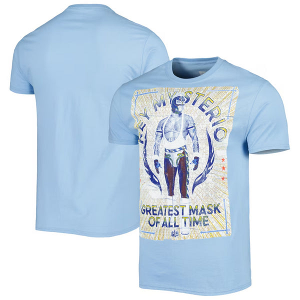 Rey Mysterio Men's T-Shirt WWE GMOAT Poster Top