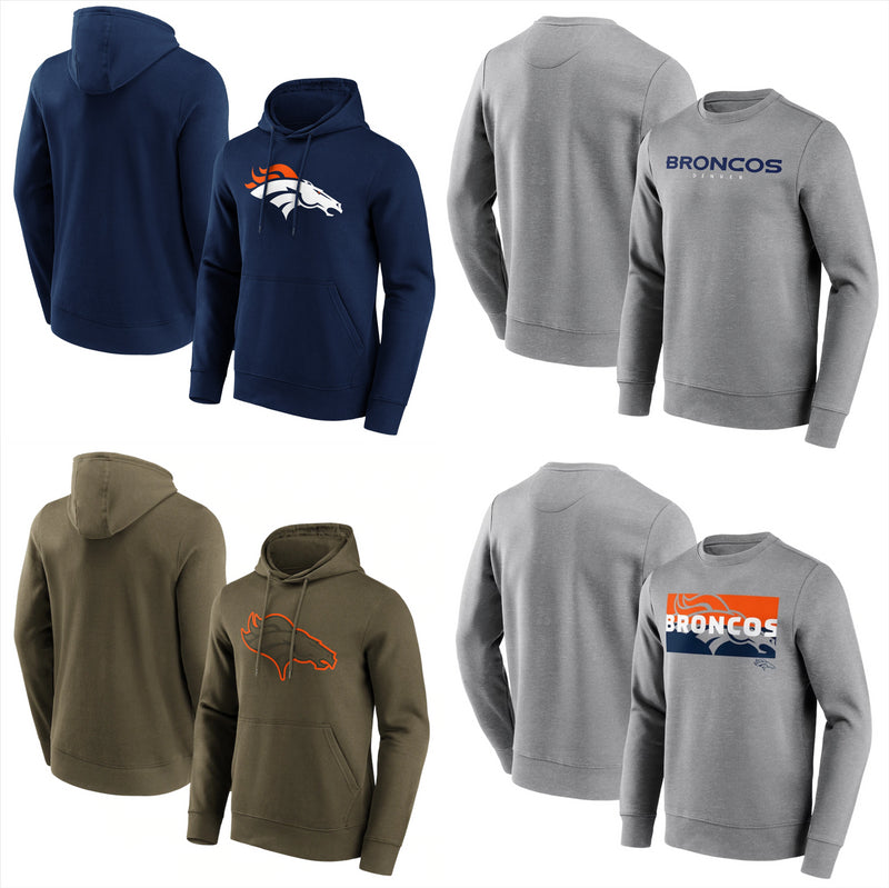 Denver Broncos NFL Hoodie Sweatshirt Men's Fanatics Top
