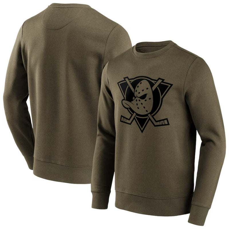 Anaheim Ducks NHL Sweatshirt Men's Preferred Logo Top