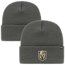 Vegas Golden Knights Beanie Adult Charcoal NHL 47 Brand Haymaker Hat