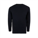 Marvel Comics Men's T-Shirt Black Logo Long Sleeve Top