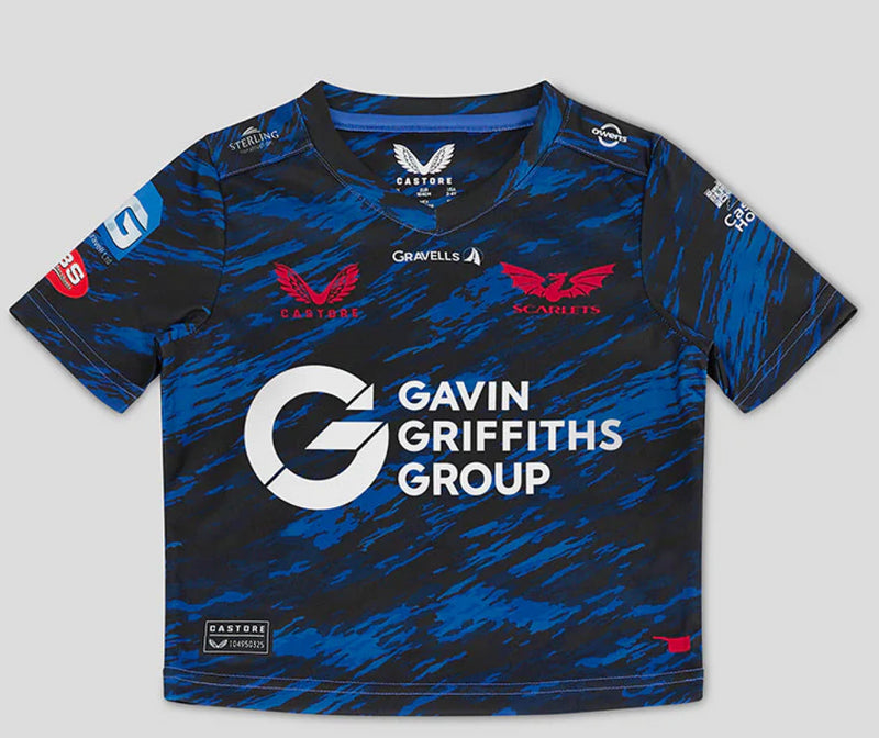 Scarlets Rugby Mini Kit Kid's Castore Away Mini Kit