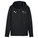 Derby County Men's Black Jacket Puma Football Logo Top