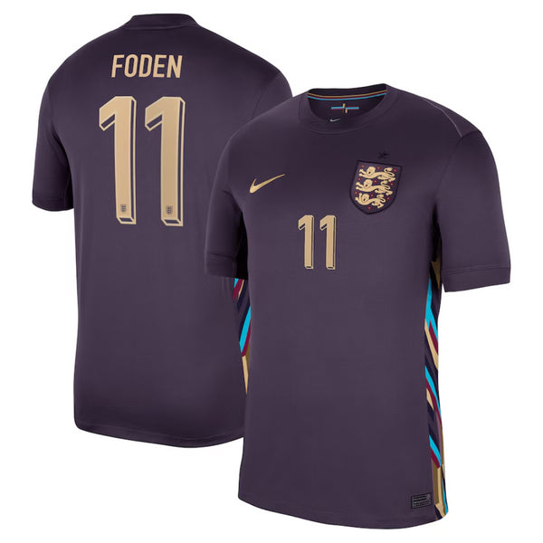 England Kid's Football Shirt Nike Away Top - Foden 11