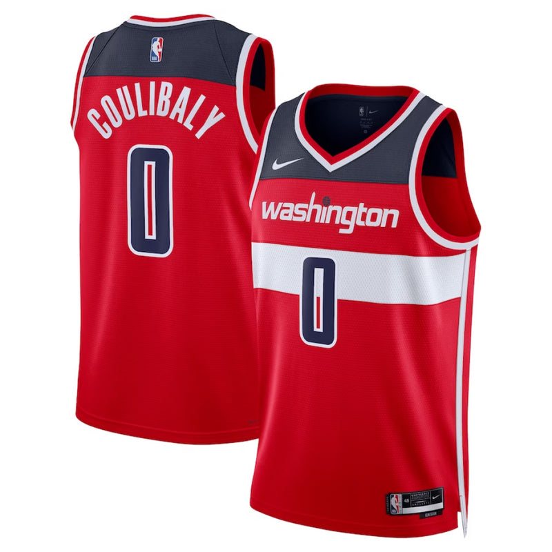 Washington Wizards NBA Jersey Men's Nike Icon Top - Coulibaly 0