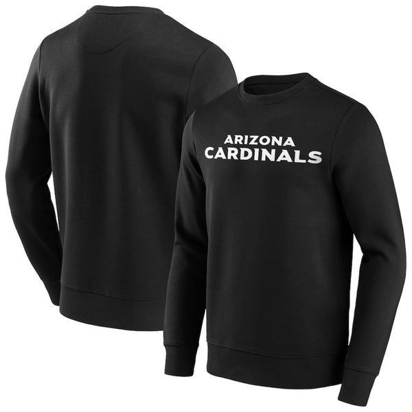 Arizona Cardinals Men's Sweatshirt NFL Black Wordmark Top