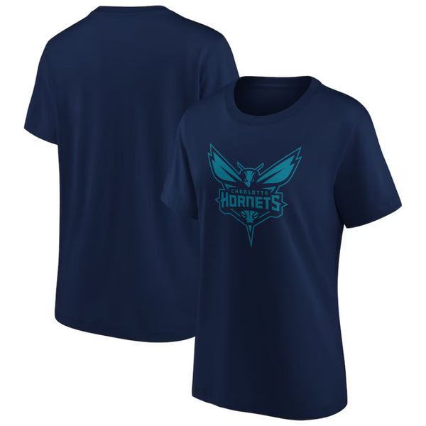 Charlotte Hornets Women's T-Shirt NBA Mono Logo Graphic Top