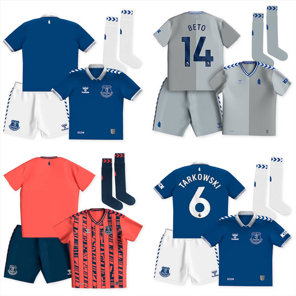 Everton Kid's Football Kit 2023/24 Hummel Infant's Mini Baby Kit