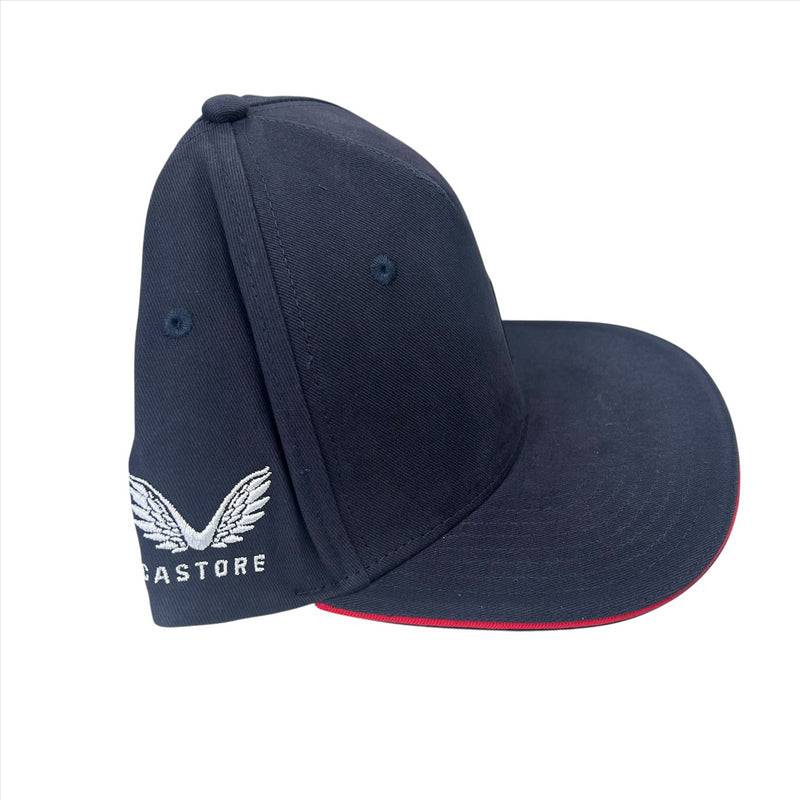 Red Bull Racing Cap Adult F1 Castore Navy Snap Back Hat