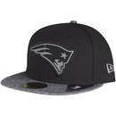 New England Patriots Cap NFL Men's New Era Black Fitted Hat