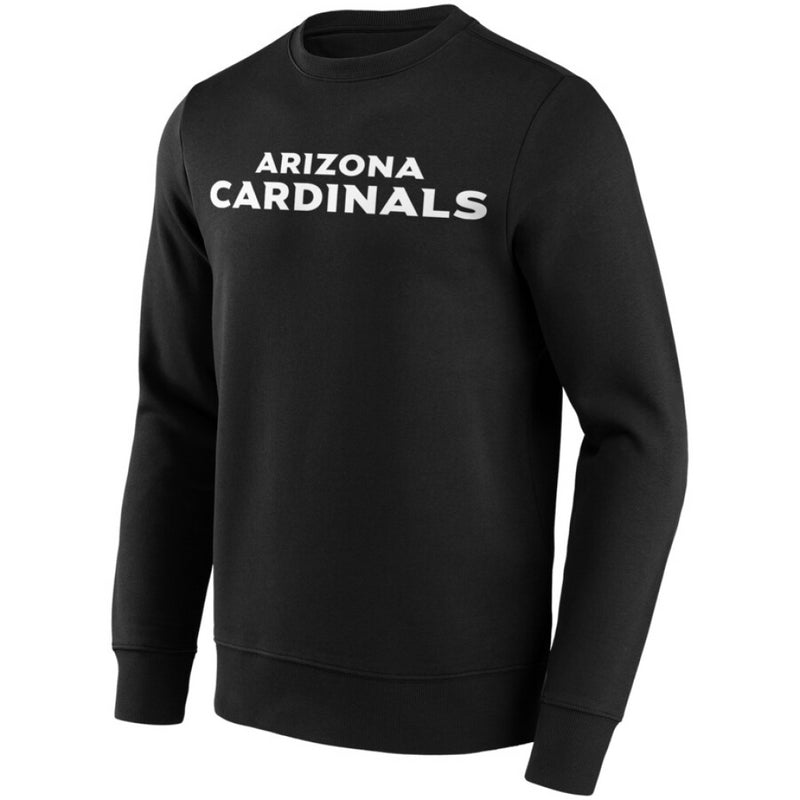 Arizona Cardinals Men's Sweatshirt NFL Black Wordmark Top