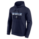 Aston Villa Men's Hoodie Football Up The Eurovilla! Navy Top