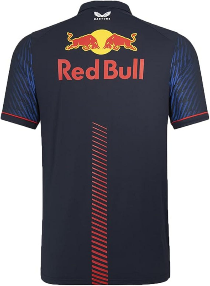 Red Bull Racing Polo Shirt Men's F1 Castore Oracle Sergio Perez