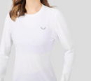 Castore Men's Training T-Shirt White Long Sleeve Top