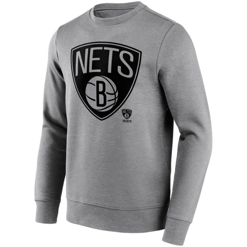 Brooklyn Nets Men's Sweatshirt NBA Mono Logo Graphic Top