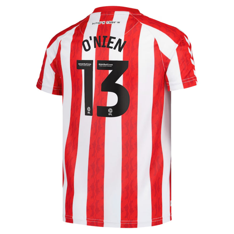 Sunderland Kid's Home Shirt Hummel Football Top - O'Nien