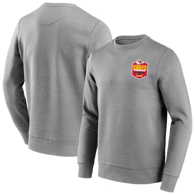 Kansas City Chiefs Sweatshirt Men's NFL Deutschland Grey Top