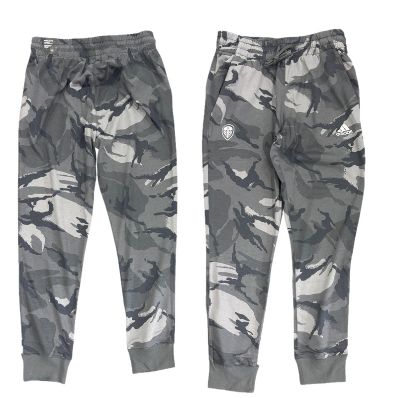 Leeds United Men's Trousers adidas Football Black Camo Pants
