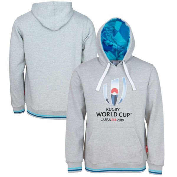 England Rugby Men's Hoodie World Cup Grey Overhead Hoodie