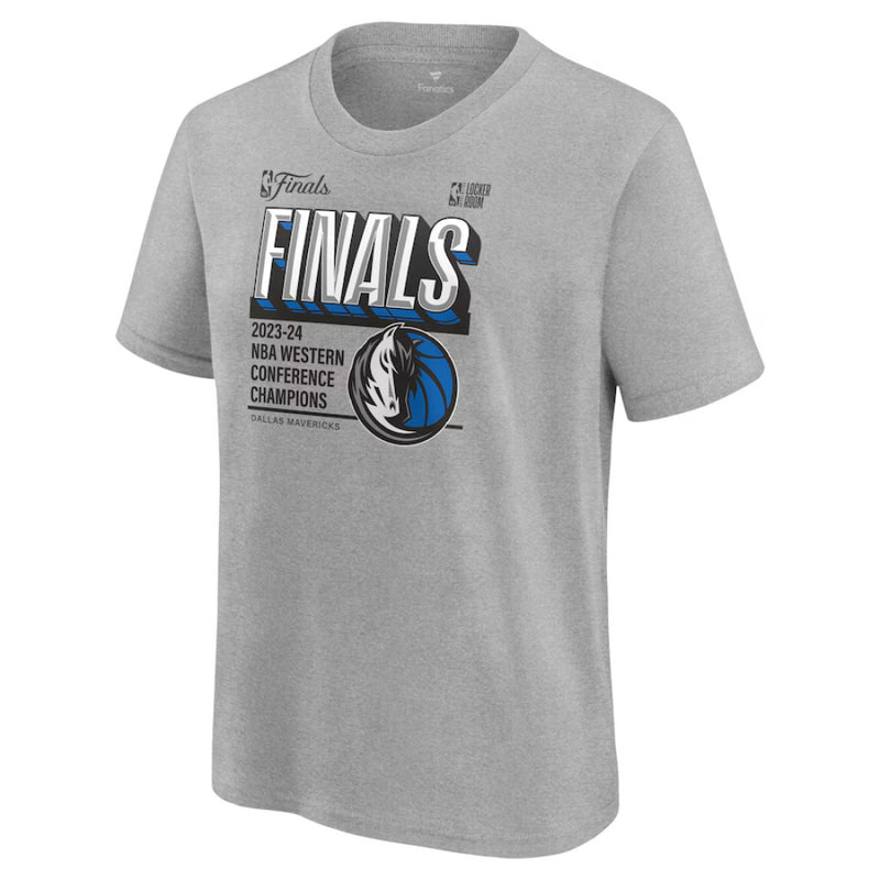 Dallas Mavericks Graphic Top Men's 2023/24 Finals Grey Top