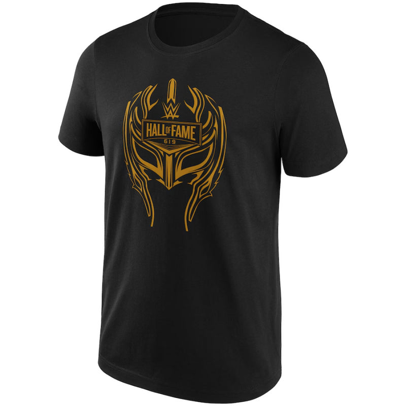 Rey Mysterio WWE T-Shirt Men's Black Hall Of Fame 2023 Top