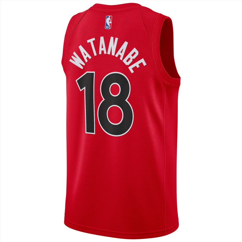 Toronto Raptors Men's Jersey NBA Nike Icon Top - Watanabe