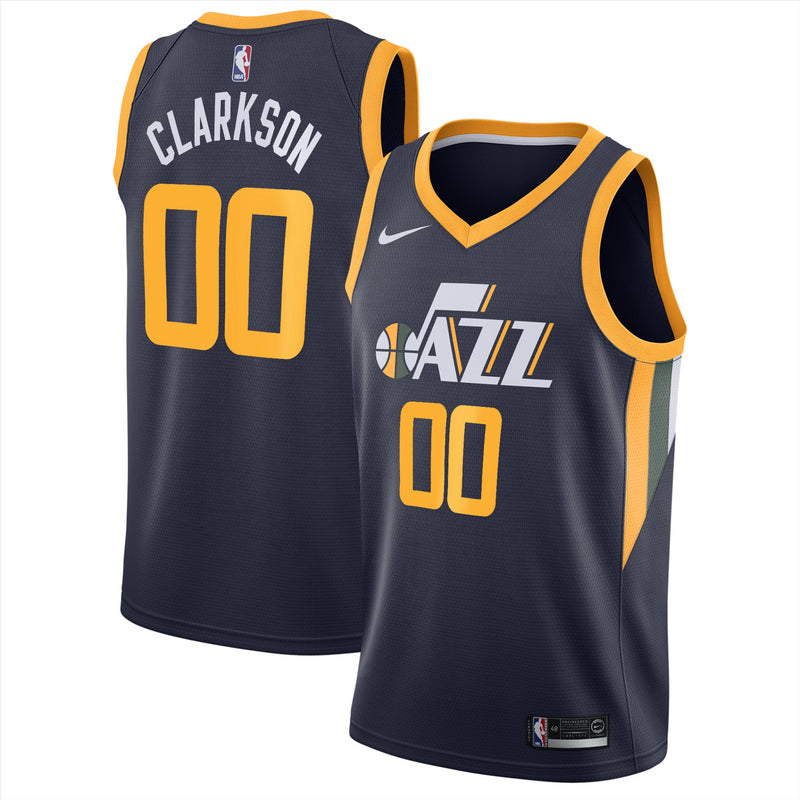 Utah Jazz NBA Jersey Men's Nike Icon Basketball Top - Clarkson