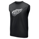 Detroit Red Wings Vest Men's NHL Black Tank Top