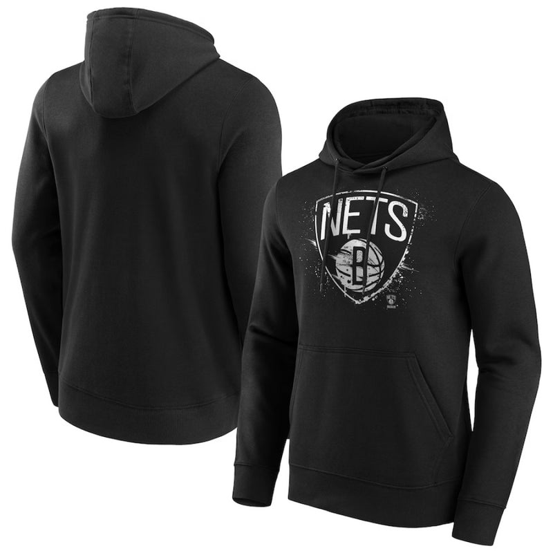 Brooklyn Nets Men's Hoodie NBA Splatter Graphic Hoodie