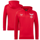 Scarlets Women's Rugby Hoodie Castore Pro Players Red Hoodie
