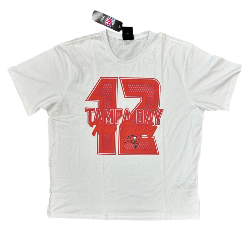Tampa Bay Buccaneers T-Shirt Men's NFL Brady 12 Graphic Top