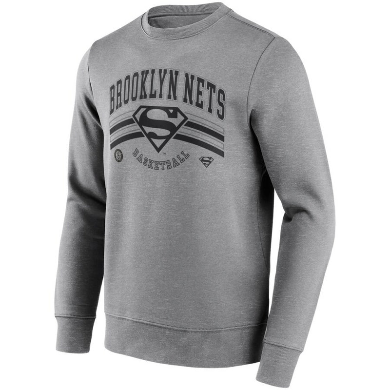 Brooklyn Nets Men's Swetashirt NBA DC Superman Graphic Top