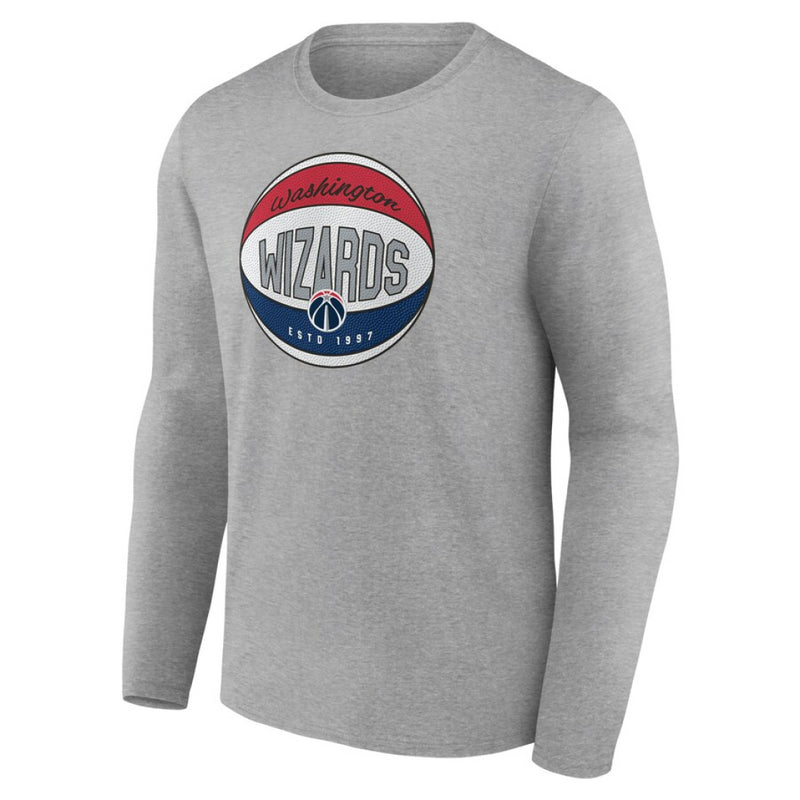 Washington Wizards NBA T-Shirt Men's Hard Colour LS Top