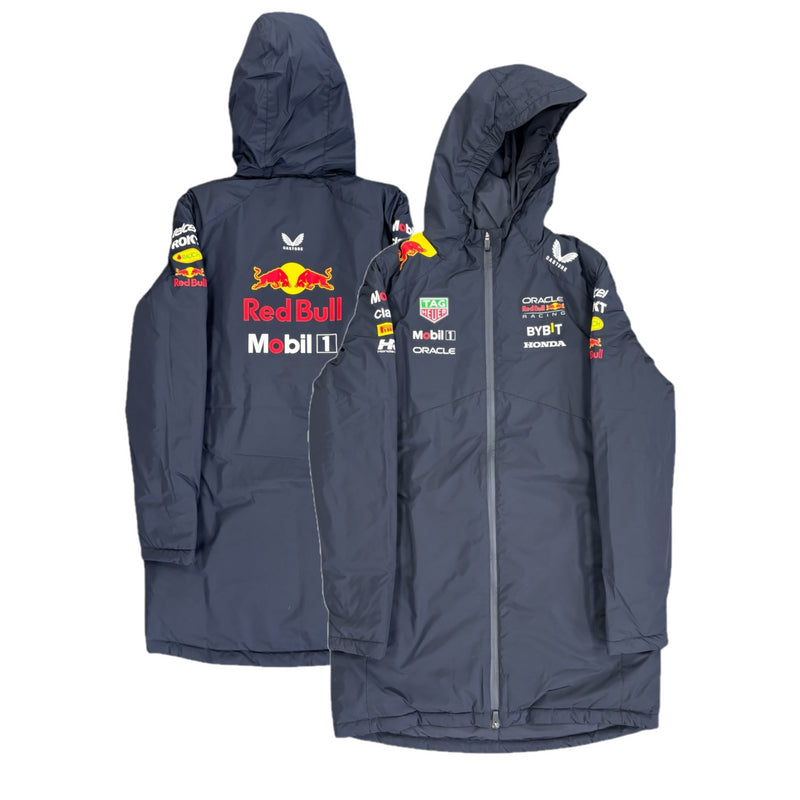 Red Bull Racing Coat Women's Castore F1 Navy Winter Jacket