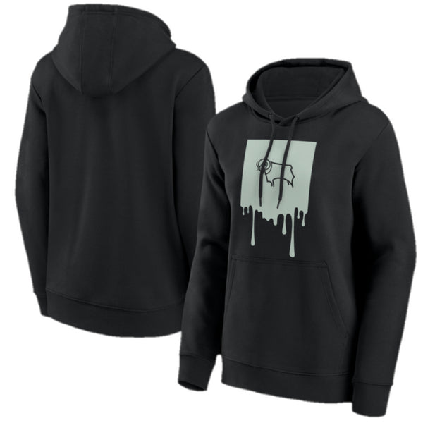 Derby County Women's Hoodie Football Liquify Graphic Hoodie