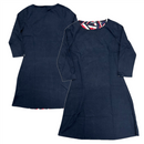 Tommy Hilfiger Women's Dress Navy Reversible Top